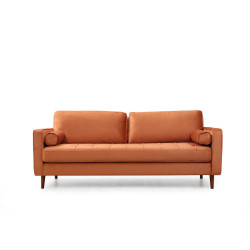 Sohva Linento Furniture Rome, 3-istuttava, oranssi