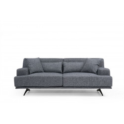 Sohva Linento Furniture Bentley, 2-istuttava, harmaa