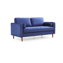 Sohva Linento Furniture Rome, 2-istuttava, sininen