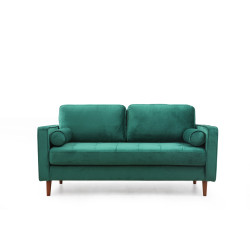 Sohva Linento Furniture Rome, 2-istuttava, vihreä