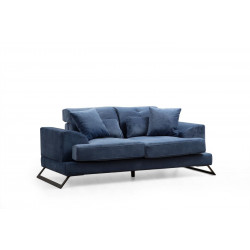 Sohva Linento Furniture Frido, 2-istuttava, sininen