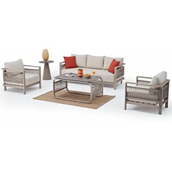 Oleskeluryhmä Linento Garden Venedik, 5-istuttava, beige