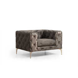 Nojatuoli Linento Furniture Como, harmaa