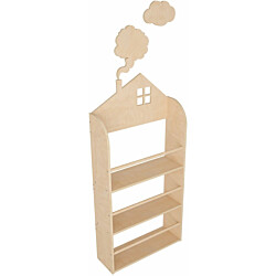 Lasten kirjahylly Linento Furniture Lucca, koivuvaneri