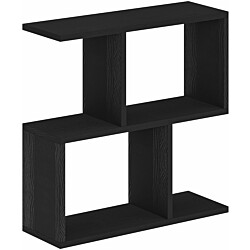 Sivupöytä/lattiahylly Linento Furniture Homemania 60x60cm musta puu