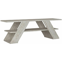 TV-taso Linento Furniture Farfalla 120cm antiikinvalkoinen
