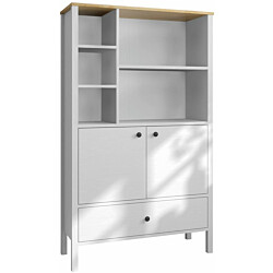 Aamiaiskaappi Linento Furniture FRN-20041, 93x159cm, valkoinen