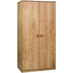 Lasten vaatekaappi Linento Furniture Mocha, 93cm, puukuvioitu