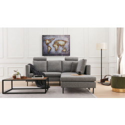 Moduulisohva Linento Furniture Mino, 4-istuttava, harmaa