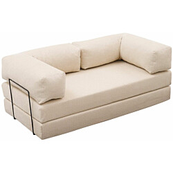 Vuodesohva Linento Furniture Comfort 3:n istuttava kermanvalkoinen
