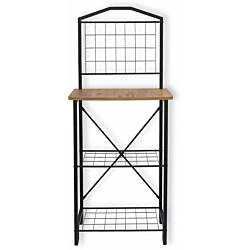 Sivupöytä Linento Furniture Luke mänty/musta