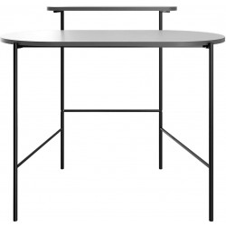Työpöytä Linento Furniture Loub, valkoinen