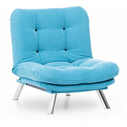 Nojatuoli Linento Furniture Misa 2, avattava, turkoosi