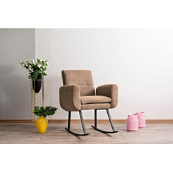 Keinutuoli Linento Furniture Kono, vaaleanruskea