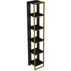 Kirjahylly Linento Furniture Polka 1, musta