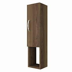 Seinäkaappi Linento Furniture E2-223, 22.1x90cm, tummanruskea
