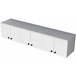 Seinäkaappi Linento Furniture EA103-2566, leveys 179.6cm, valkoinen