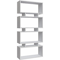 Kirjahylly Linento Furniture Langdon valkoinen