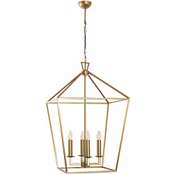 Kattokruunu Linento Lighting Till, 50cm, 4xE14, kulta
