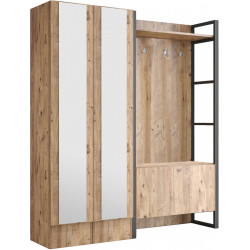 Säilytyskokonaisuus Linento Furniture ML18, ruskea