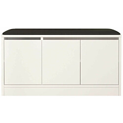 Kenkäkaappi Linento Furniture MR2 W valkoinen