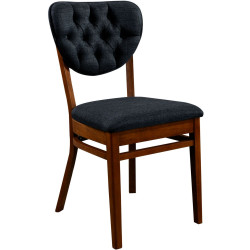 Ruokapöydän tuoli Linento Furniture Oscar, 2kpl, antrasiitti