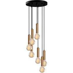 Kattovalaisin Linento Lighting Tempo, 7-osainen, messinki/musta