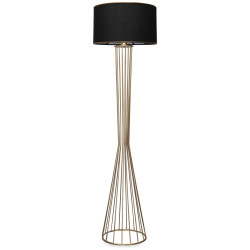 Lattiavalaisin Linento Lighting Fern, 155cm, kulta/musta