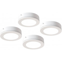 LED-kalustevalaisin Limente LED-LENOX, 4000K, 4kpl, valkoinen