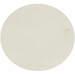 Pyöreä matto Linento Plush Ø120cm valkoinen