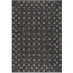 Matto Linento Check, 160x230cm, antrasiitti