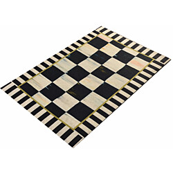 Kynnysmatto Linento Brenda Welcome 60x40cm mustavalkoinen/keltainen