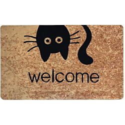 Kynnysmatto Linento Goose Eye PVC 60x40cm ruskea
