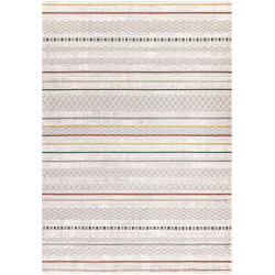 Matto Linento Capri, 120x180cm, beige/punainen