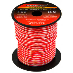 Yleisnaru ProMaster PP, 3 mm x 20 m punainen