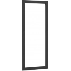 Terassin lasiseinä Landskap Robust, ympärivuotinen, 2 lasia, 1294 mm, musta