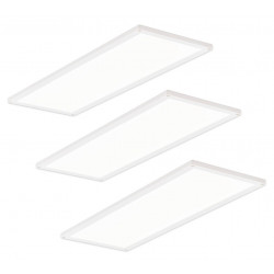 LED-kalustevalaisinsetti Limente LED-Flat 22, 3x7.6W, valkoinen