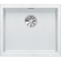 Keittiöallas Blanco Subline 500-U, 530x460mm, silgranit, altakiinnitettävä, valkoinen