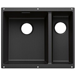 Keittiöallas Blanco Subline 340/160-U TUNE, vasen, musta