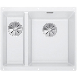 Keittiöallas Blanco Subline 340/160-U, 555x460mm, silgranit, altakiinnitettävä, valkoinen, oikea