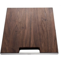 Leikkuulauta Blanco Claron, 360x420mm, pähkinä/ruostumaton teräs