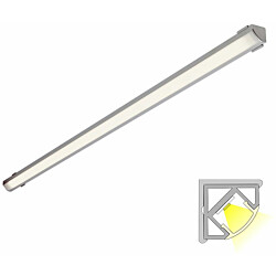 LED-profiili ja LED-nauha Limente Corner 20 COM 3000K, IP44, 2m, alumiini