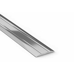 Saumalista Lundbergs Standard 25x2000mm alumiini hopea