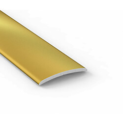 Saumalista Lundbergs Standard 40x2000mm alumiini kulta