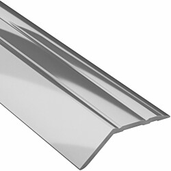 Tasolista Lundbergs Standard 37x1000mm, 8-10mm, alumiini hopea