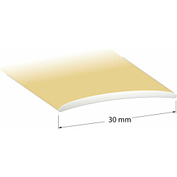 Saumalista Lundbergs Standard 30x2000mm messinki