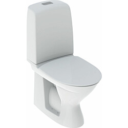 WC-istuin IDO Standard, piilo-S-lukko, 2-huuhtelu, huuhtelukaulukseton, sis. kansi