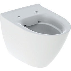Seinä-WC-istuin IDO Glow Art Rimfree, huuhtelukaulukseton, 52 cm, valkoinen