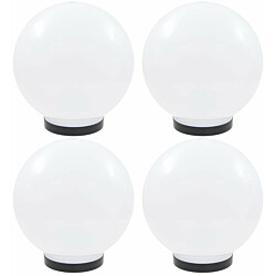 Led-pallovalaisimet 4 kpl 25 cm akryyli