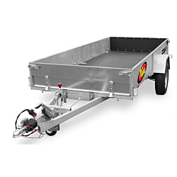 Peräkärry Majava M 5035 J LJ, 1350 kg, jarrullinen
